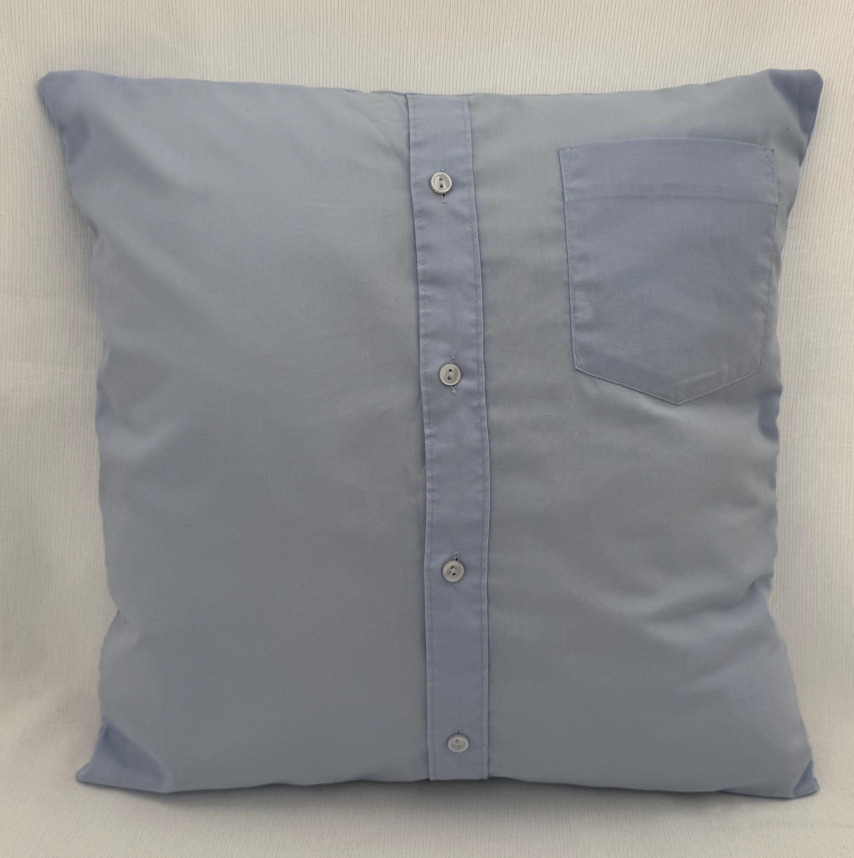 Memory Shirt Pillow, Custom Keepsake Cushion, Loved One's Clothing Memorial, Bereavement Gift UK